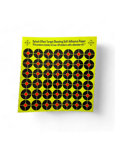 Self-adhesive target for action shooting 20 x 20 cm