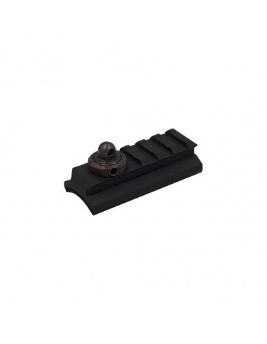 Adapter from SWIVEL system (screw with hole) to WEAVER rail